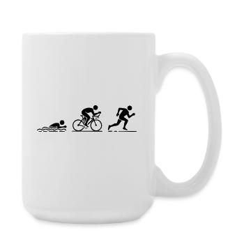 Triathlon - Grande tasse 440 ml - blanc - Droite
