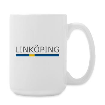 Drapeau de la Suède - Linköping - Sverige - Schweden - Grande tasse 440 ml - blanc - Droite