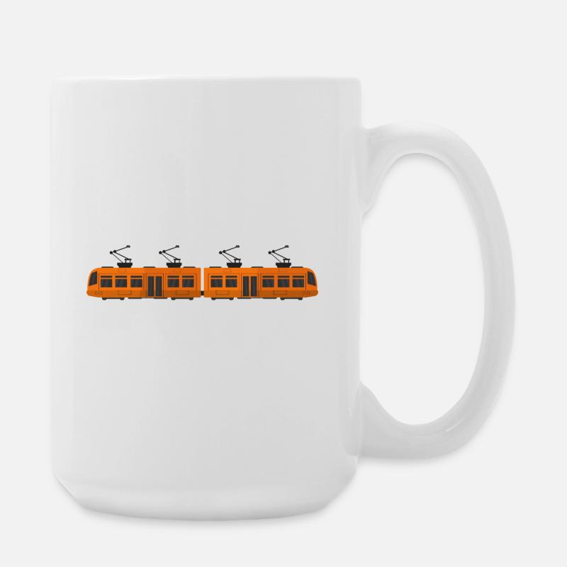 Straßenbahn - Große Tasse 440 ml - Weiß