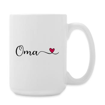 Oma - Große Tasse 440 ml - Weiß - Rechts