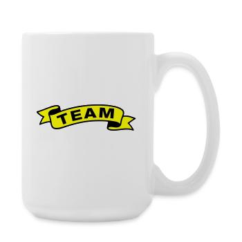Team Banderole - Large Mug 440 ml - white - Right