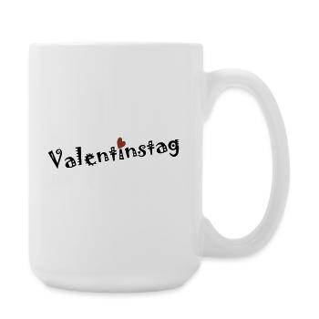 Valentinstag - Große Tasse 440 ml - Weiß - Rechts