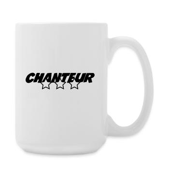 Sänger – Musik, Bühne, Leidenschaft, Stimme, Performance - Große Tasse 440 ml - Weiß - Rechts
