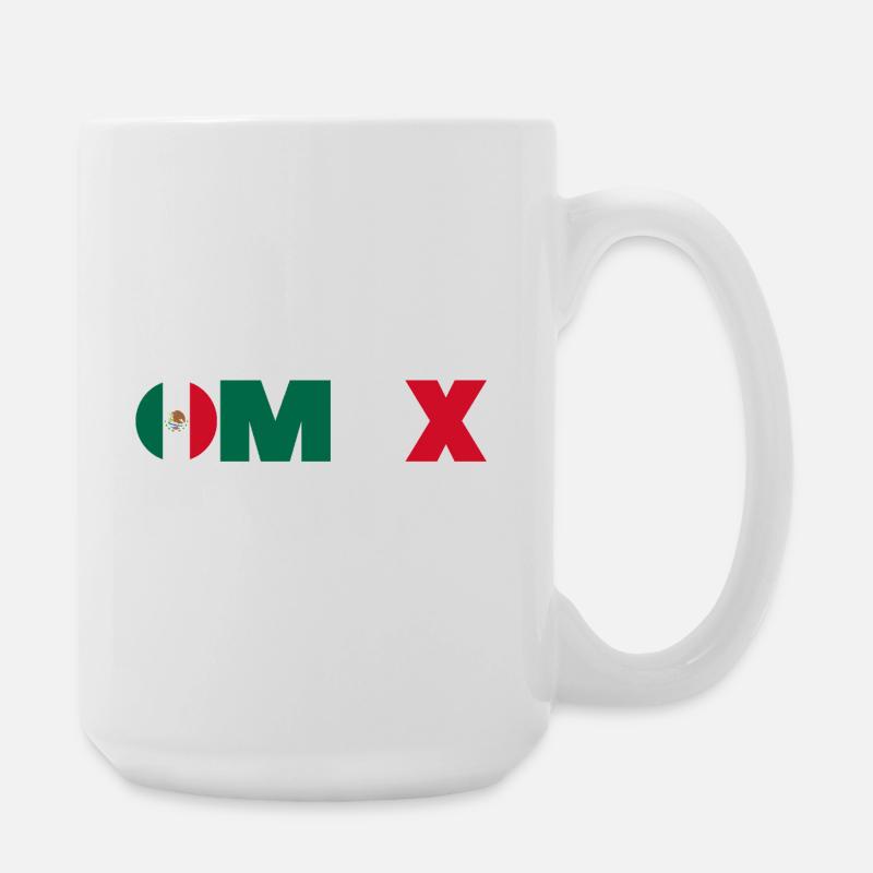 MÉXICO - Große Tasse 440 ml - Weiß
