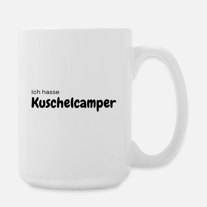 Cuddle camper - Large Mug 440 ml - white