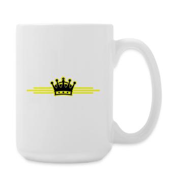 Krone Linie - Große Tasse 440 ml - Weiß - Rechts
