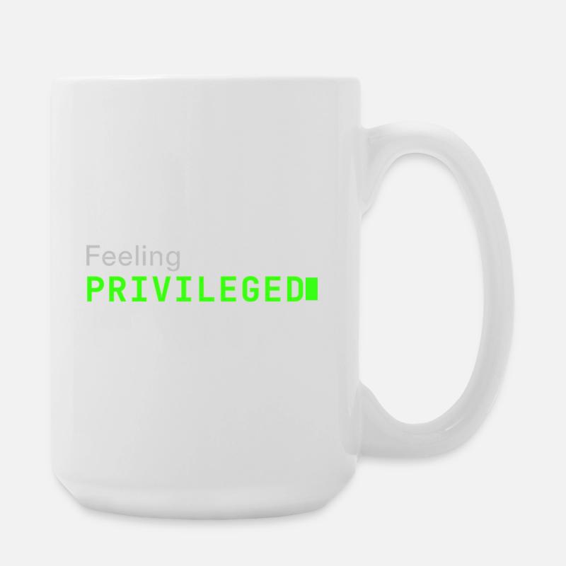 Feeling Privileged | Developer mood - Große Tasse 440 ml - Weiß