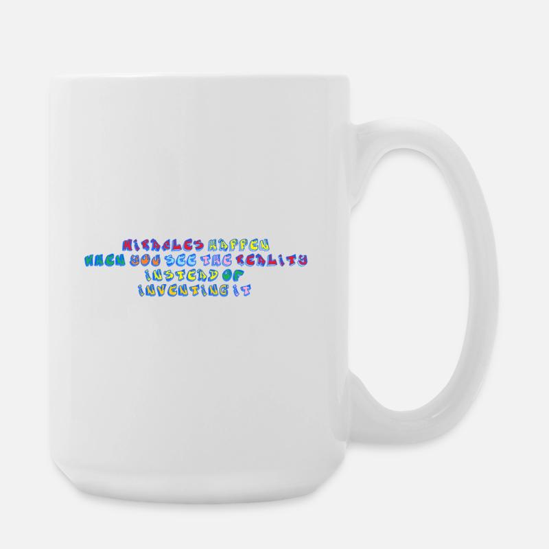 Miracles - Large Mug 440 ml - white