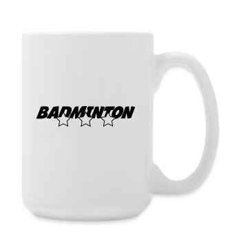 Badminton - Large Mug 440 ml - white - Right