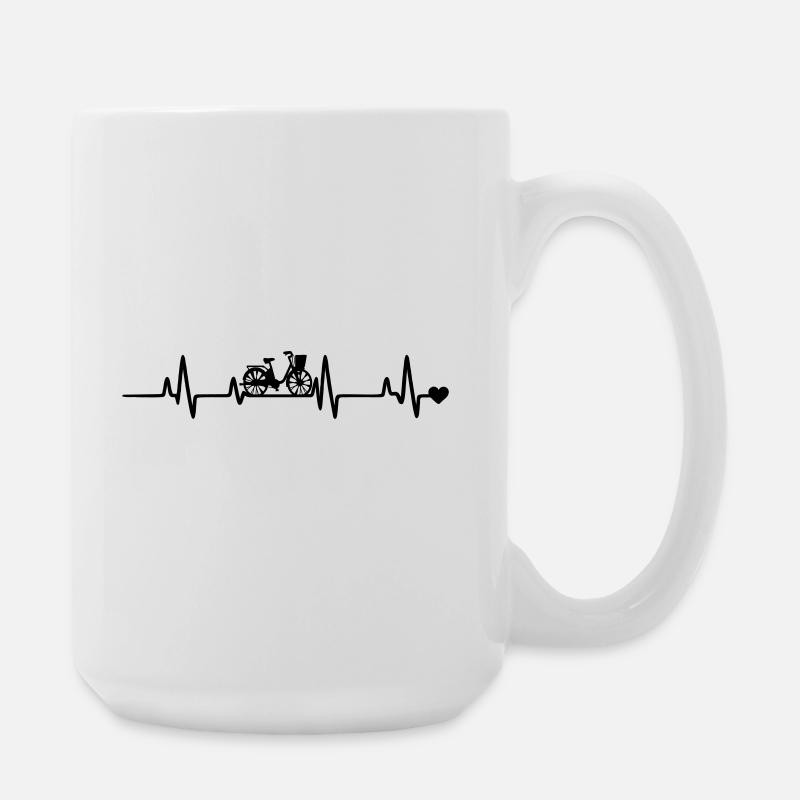Cycliste - Grande tasse 440 ml - blanc