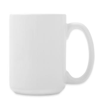 BŒUF CONSTRUIT | T-shirt Carnivore | Steak & Strength - Grande tasse 440 ml - blanc - Droite