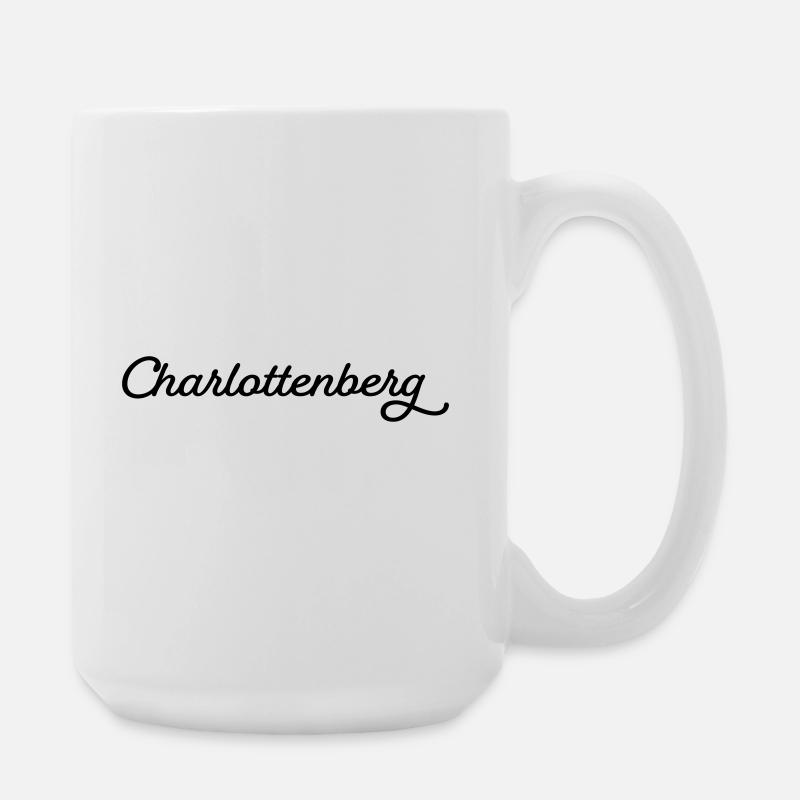 Charlottenberg schwarz - Große Tasse 440 ml - Weiß