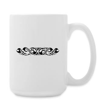 Tribal 7 par Helfspawn - Grande tasse 440 ml - blanc - Droite