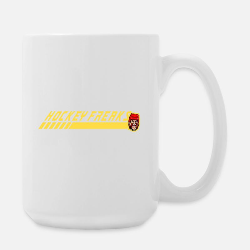 Hockey Freaks Mascot Rush - Large Mug 440 ml - white