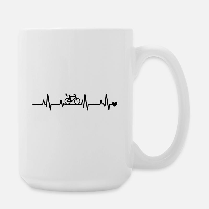 Elektrofahrrad - Große Tasse 440 ml - Weiß