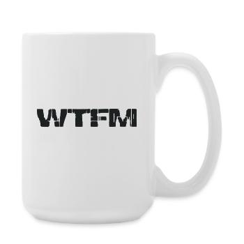 WTFM - Write the fucking manual - Große Tasse 440 ml - Weiß - Rechts