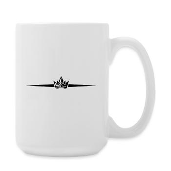 Krone Linie - Große Tasse 440 ml - Weiß - Rechts