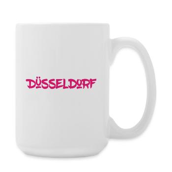 Düsseldorf - NRW - Rhein - Königsallee - Kö - Große Tasse 440 ml - Weiß - Rechts