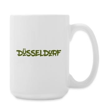 Düsseldorf - NRW - Rhein - Königsallee - Kö - Große Tasse 440 ml - Weiß - Rechts