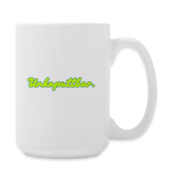 Unkaputtbar / Lustiges T-Shirt für jeden Tag - Grande tasse 440 ml - blanc - Droite