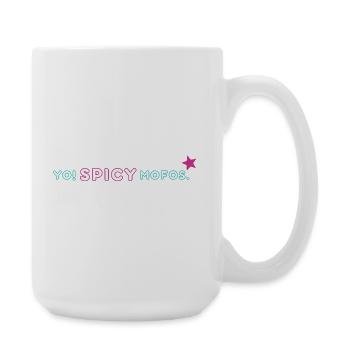 Yo! Spicy Mofos. | Retro Y2K Style - Große Tasse 440 ml - Weiß - Rechts