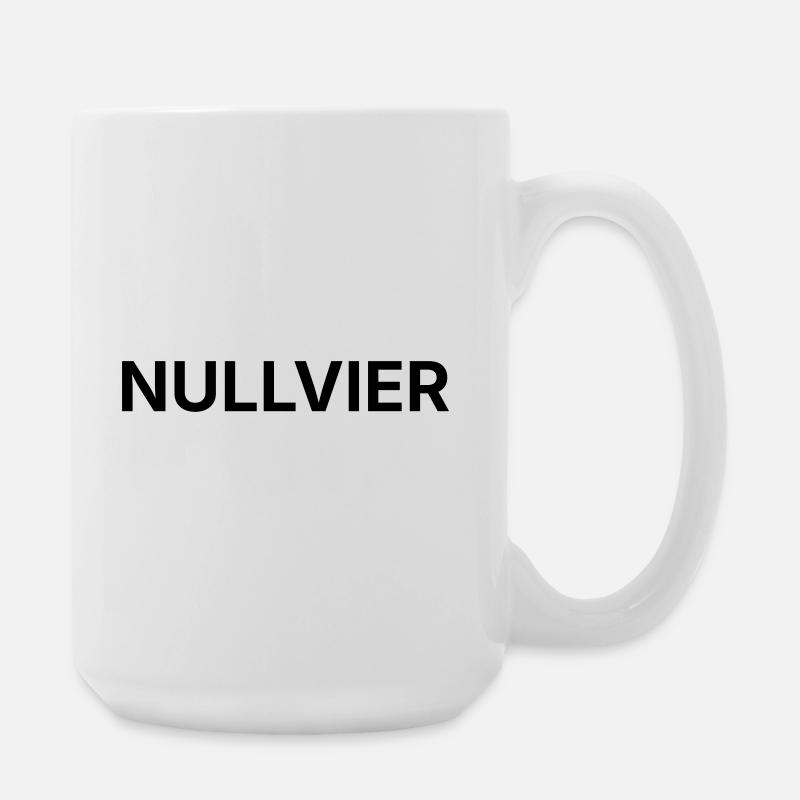 NULLVIER - Große Tasse 440 ml - Weiß
