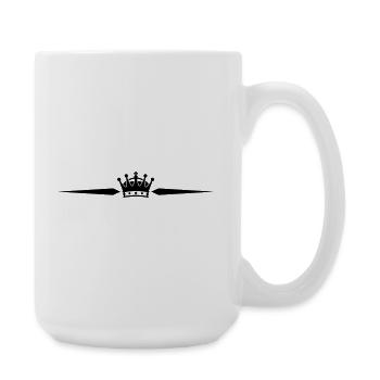 Krone Majestät - Große Tasse 440 ml - Weiß - Rechts