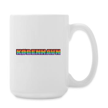 Kbenhavn LGBTQ Rainbow Gay Pride Copenhagen - Large Mug 440 ml - white - Right