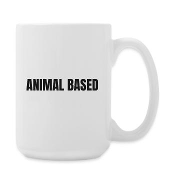 ANIMAL BASED | Carnivore | Ancestral Lifestyle - Large Mug 440 ml - white - Right