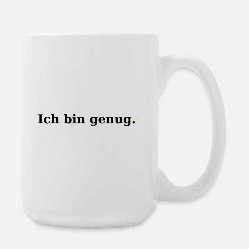 I'm enough - Large Mug 440 ml - white