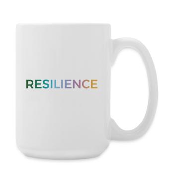 Typo de gradient de résilience - Grande tasse 440 ml - blanc - Droite