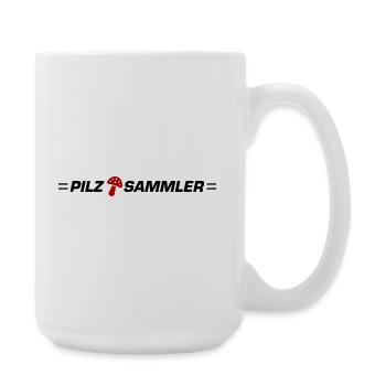 Pilz Sammler - Große Tasse 440 ml - Weiß - Rechts