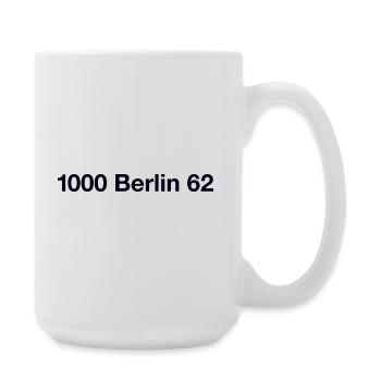 Berlin 62 Schöneberg - Grande tasse 440 ml - blanc - Droite