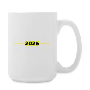 2026 Jahrgang - Große Tasse 440 ml - Weiß - Rechts