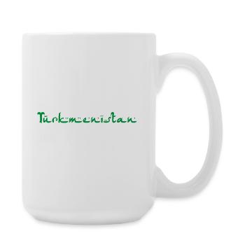 Turkmenistan - Große Tasse 440 ml - Weiß - Rechts