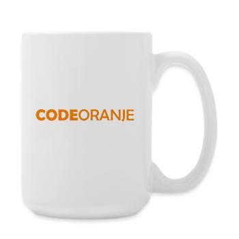 Code Oranje - Nederland - Netherlands Niederlande - Große Tasse 440 ml - Weiß - Rechts
