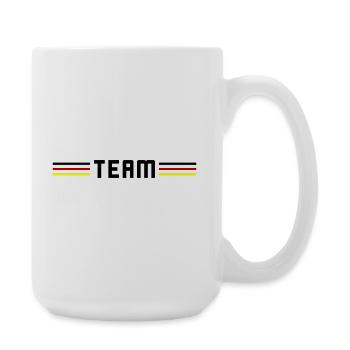 Team Deutschland - Große Tasse 440 ml - Weiß - Rechts