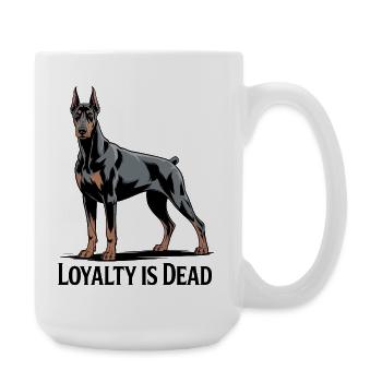 Illustration de Doberman Majestueux - Grande tasse 440 ml - blanc - Droite