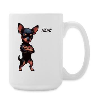 No Miniature Pinscher Pinscher Pinscher Owner - Large Mug 440 ml - white - Right