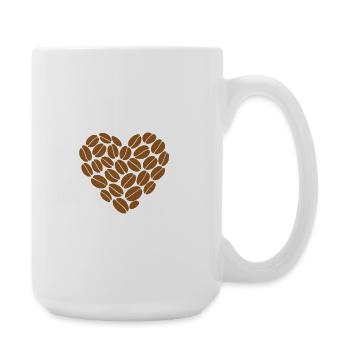Coffee First Then Everything Daily Priority Design - Large Mug 440 ml - white - Right