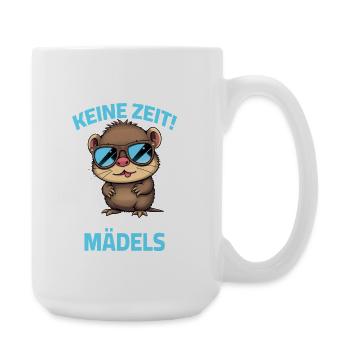 No time, I have to go to my girls - Otter - Large Mug 440 ml - white - Right