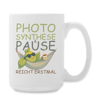 Pause, café, soleil, ça suffit ! - Grande tasse 440 ml - blanc - Droite