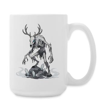 Wendigo Ijsgeest Hert Skelet - Large Mug 440 ml - white - Right