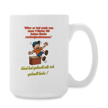 Edge Jump Laugh Flash - Large Mug 440 ml - white - Right