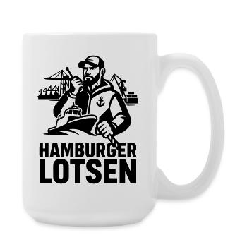 Hamburg pilots - Large Mug 440 ml - white - Right