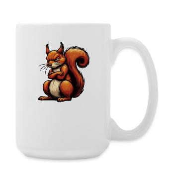 Talk to the Paw Squirrel Squirrel Rodent - Large Mug 440 ml - white - Right