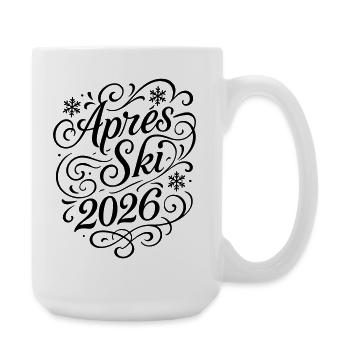 Après-ski 2026 - Grande tasse 440 ml - blanc - Droite