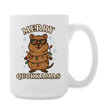 Joyeux Quokkamas - Grande tasse 440 ml - blanc - Droite