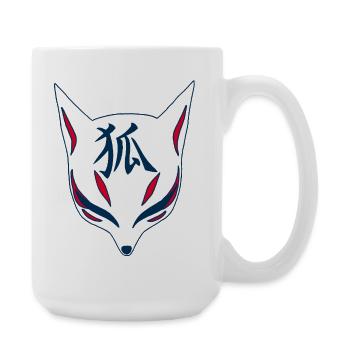 Renard du Japon manga - Grande tasse 440 ml - blanc - Droite
