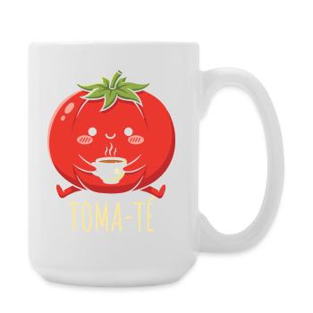 Funny Maestra School Spanish Teacher - Large Mug 440 ml - white - Right
